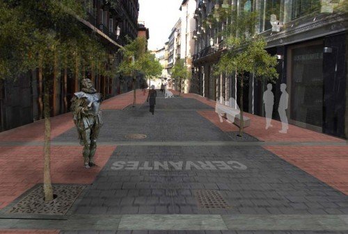 Simulación de la Calle Prado tras las obras