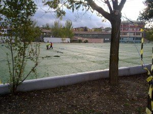 Las obras conllevan mejoras en esta instalación deportiva