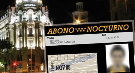 Abono Mensual Nocturno (propuesta)