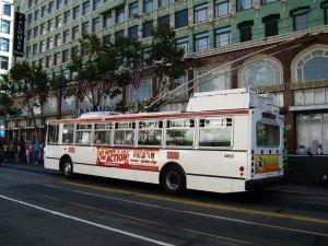 Trolebús en San Francisco (EEUU)