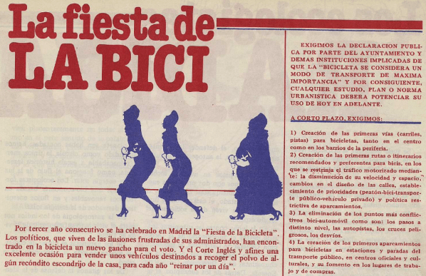 Extracto de la revista El Ecologista (1980). Fuente: Somos Malasaña