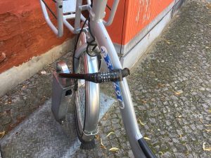 Bloqueo de bicicleta nextbike en Potsdam